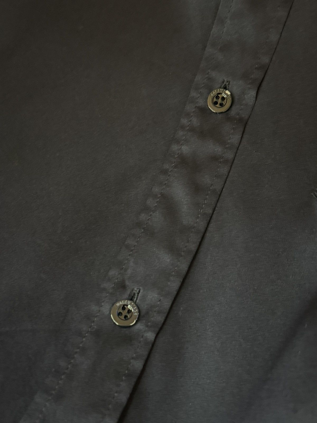 Balenciaga Balenciaga Silk Shirt - Navy Size US M / EU 48-50 / 2 - 5 Thumbnail