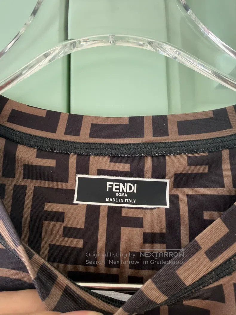 Fendi Fendi Classic Logo Printed Short-sleeve T-shirt - 96% Cott Size US S / EU 44-46 / 1 - 3 Thumbnail