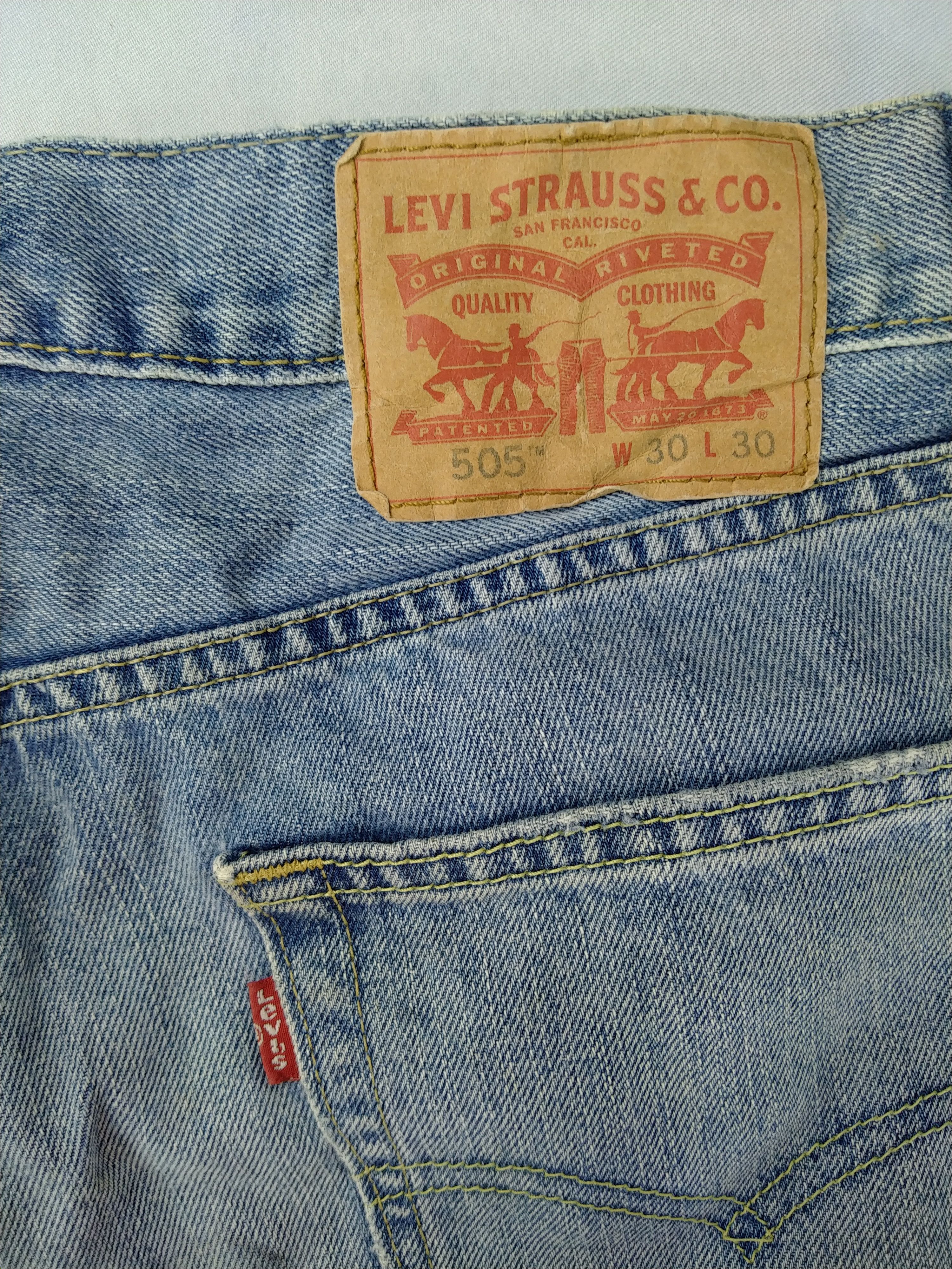 Levi's Dirty Distressed Levi's 505 Denim 32 x 30.5 -JN613 Size US 32 / EU 48 - 11 Thumbnail
