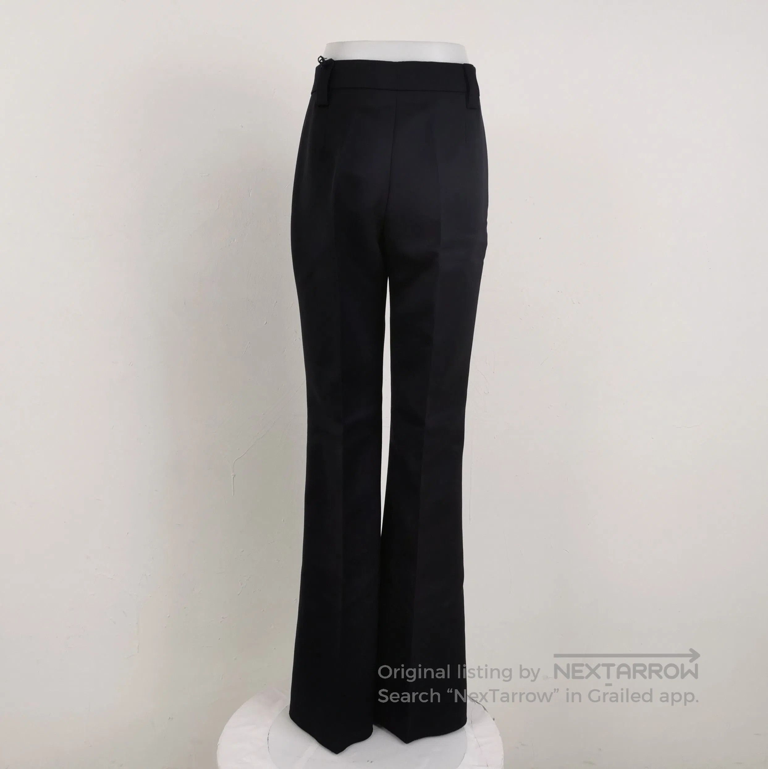 Prada Prada Black Wool Trousers Size 4. Size 39" - 2 Thumbnail