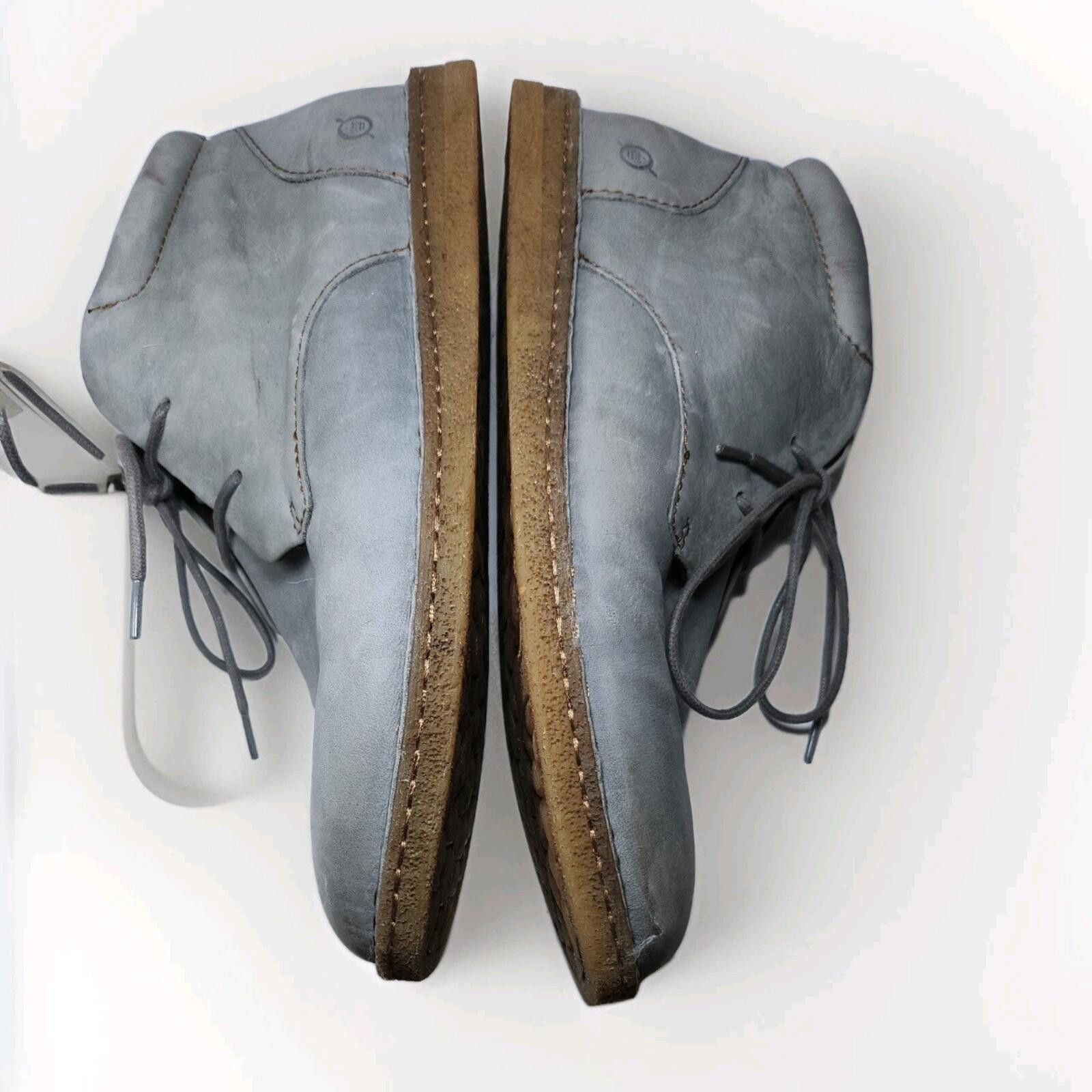 Born BØRN Sampson Men’s 11 Chukka Boots Ankle Nubuck Grey Lace-Up Size US 11 / EU 44 - 5 Thumbnail