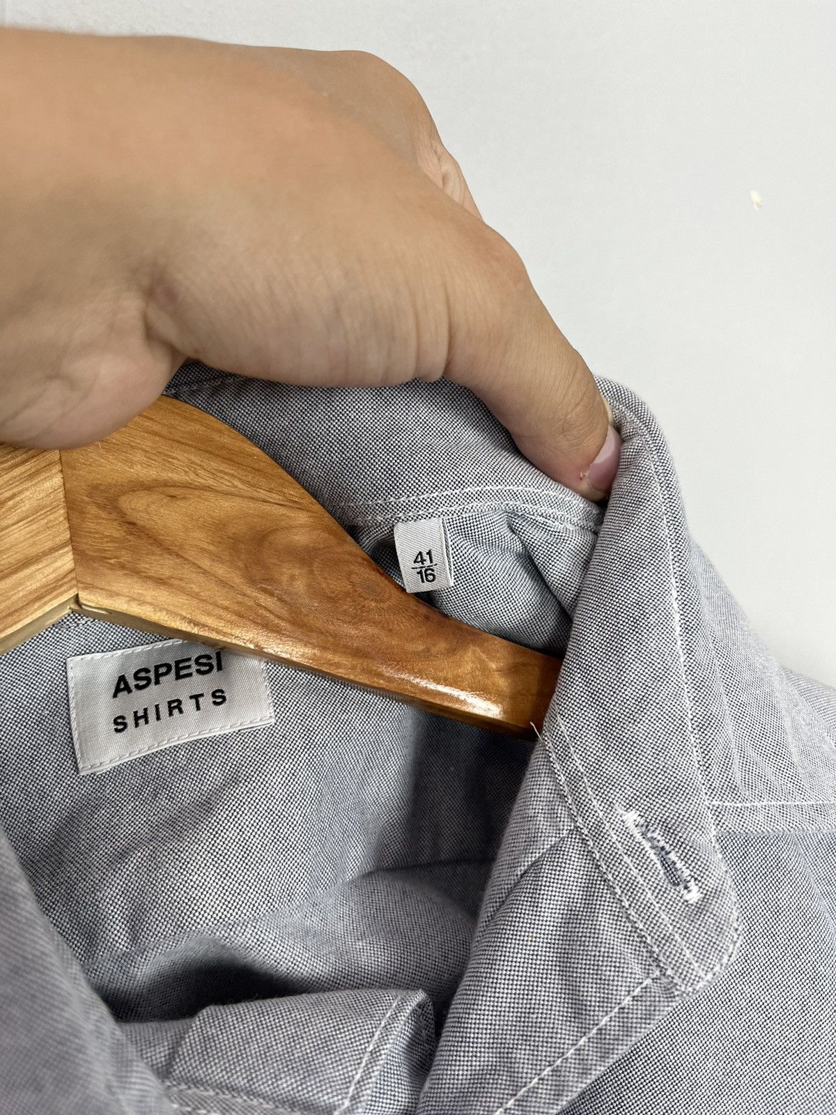 Aspesi ASPESI Cotton Basic Shirt Made in Bosnia Size US L / EU 52-54 / 3 - 7 Thumbnail