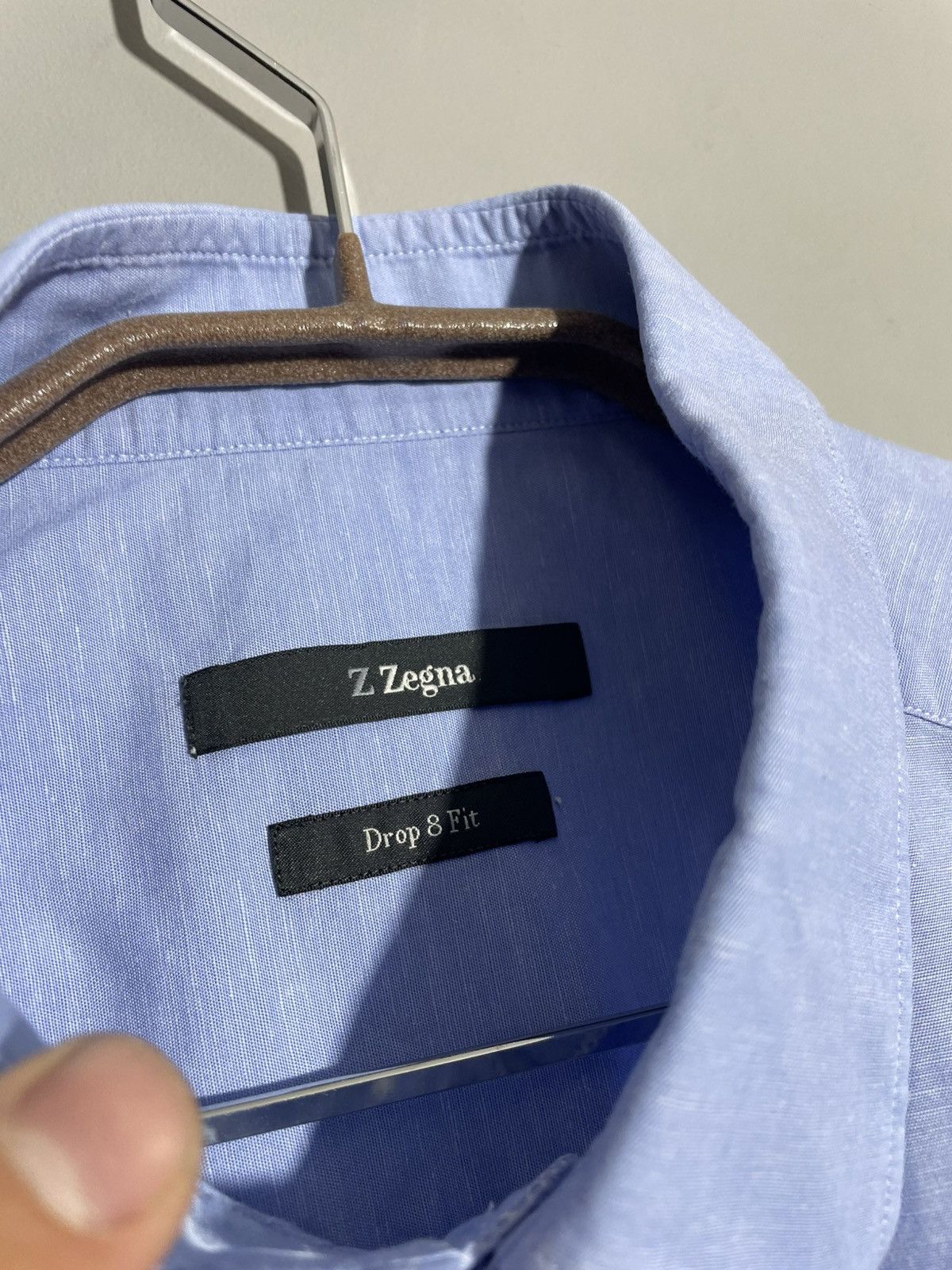 Z Zegna Z Zegna Blue Short sleeves shirt size 40 15 3/4 Size US M / EU 48-50 / 2 - 6 Thumbnail