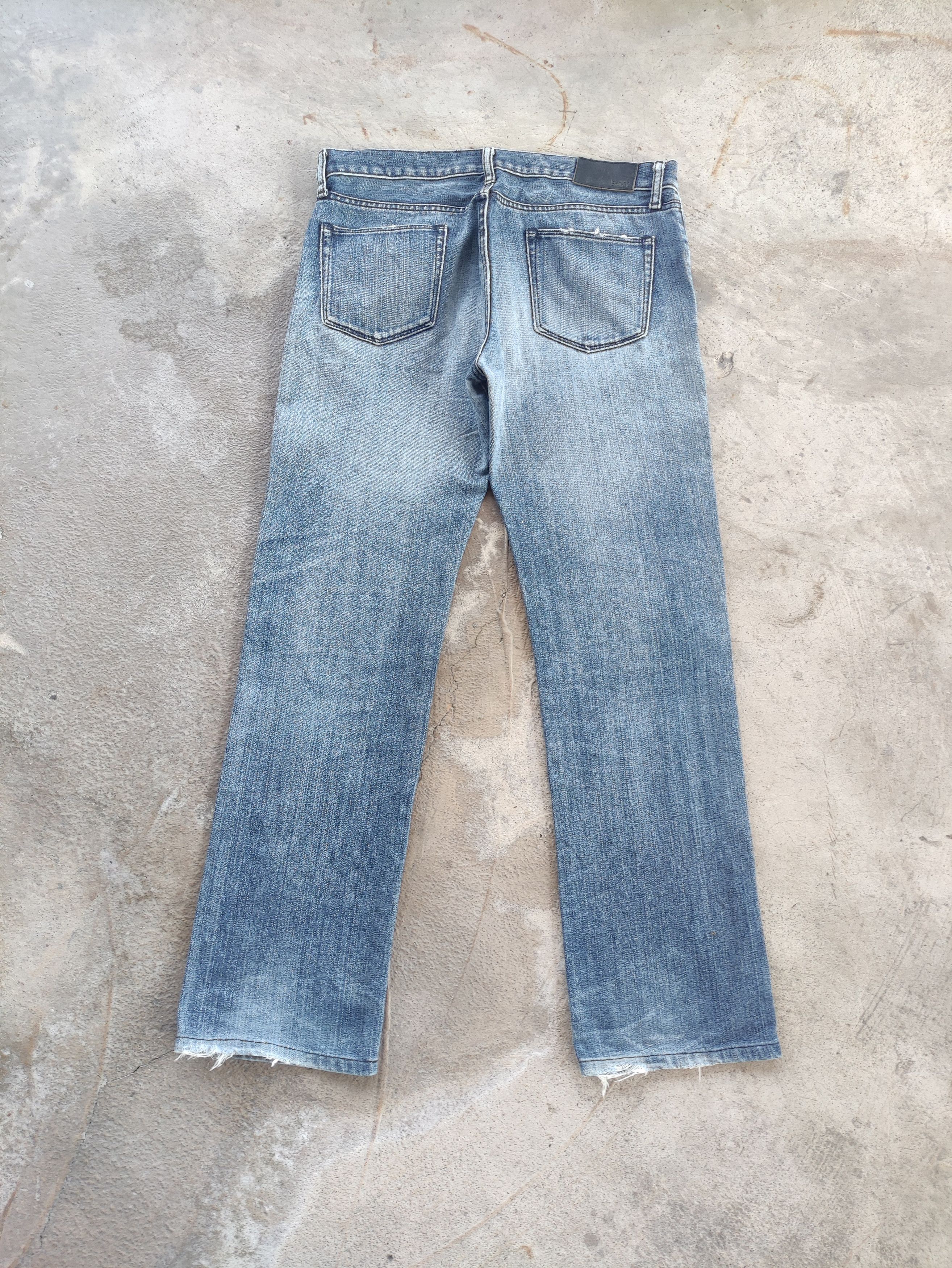 Japanese Brand Vintage Japanese Jean Distressed Faded Denim Pants Size US 36 / EU 52 - 8 Thumbnail