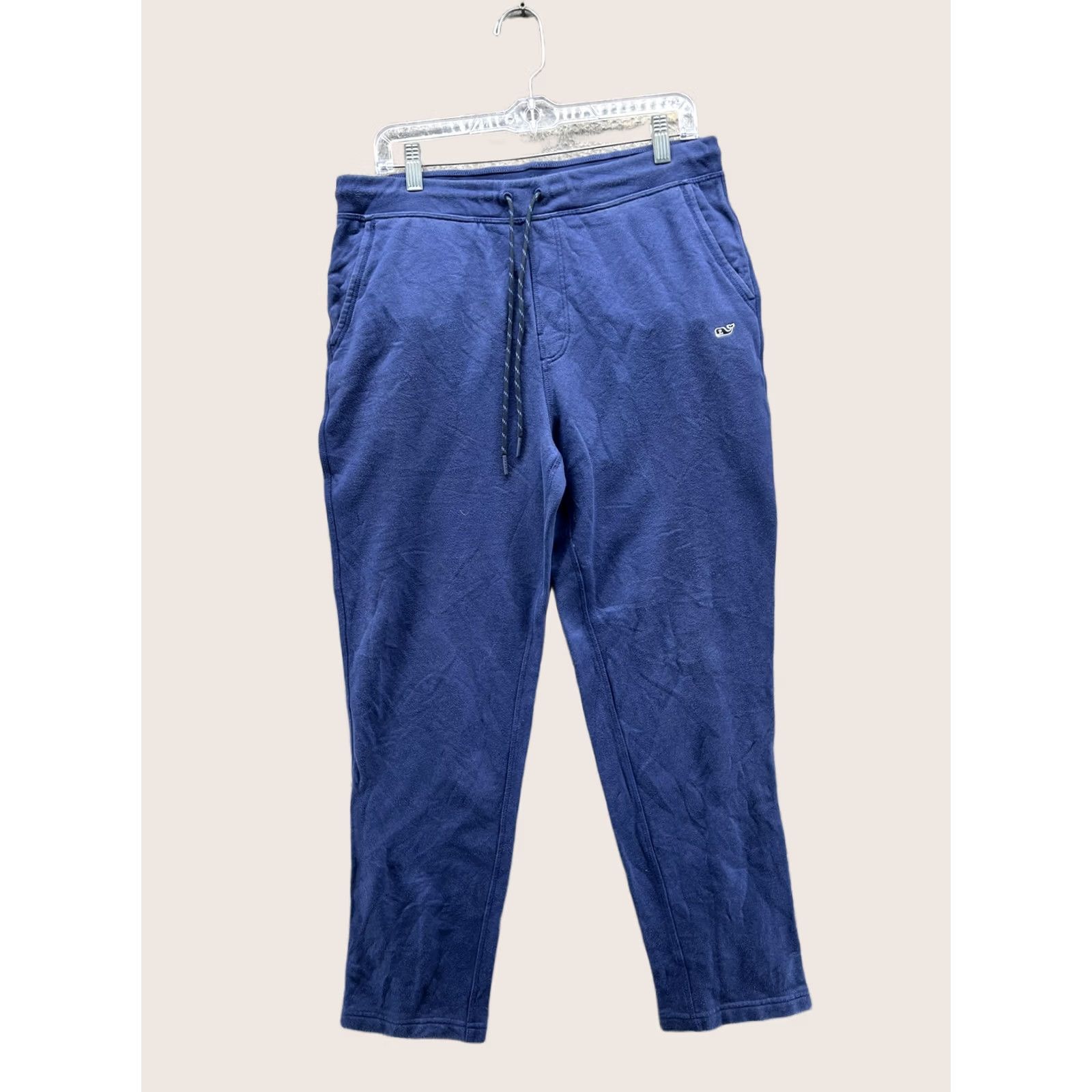 Vineyard Vines Vineyard Vines Sweatpants Mens M Blue Fleece Joggers Elastic Waist Lounge Pants Casual Activewear Size US 31 - 1 Thumbnail
