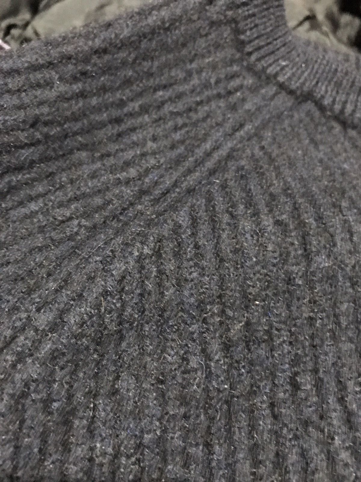 Handmade Navy ribbed thick cashmere crewneck Size US S / EU 44-46 / 1 - 5 Thumbnail