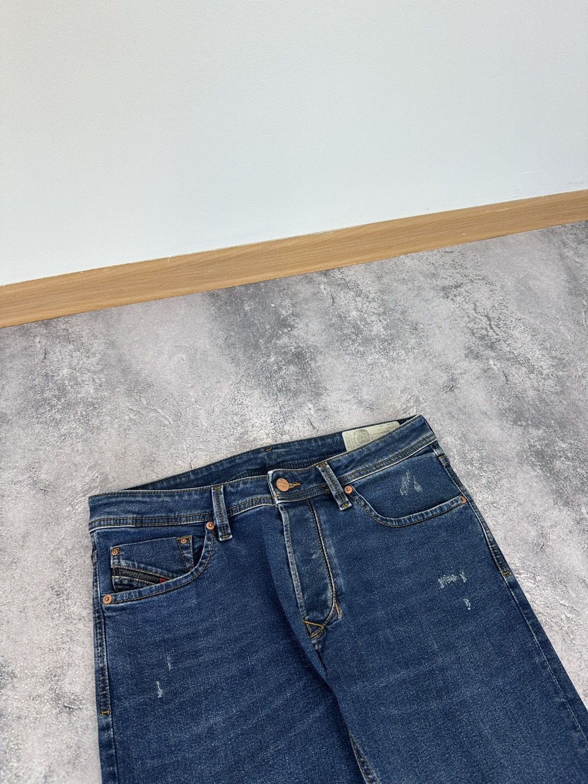 Diesel Vintage Diesel Avant Garde Designer Straight Larkee Jeans Size US 32 / EU 48 - 12 Thumbnail