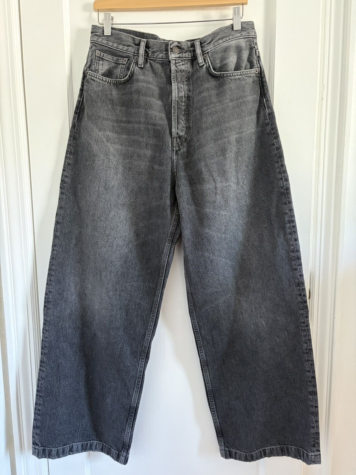 Acne Studios Acne Studios BNWT baggy - 1989 Ash Black Size US 29 - 1 Thumbnail
