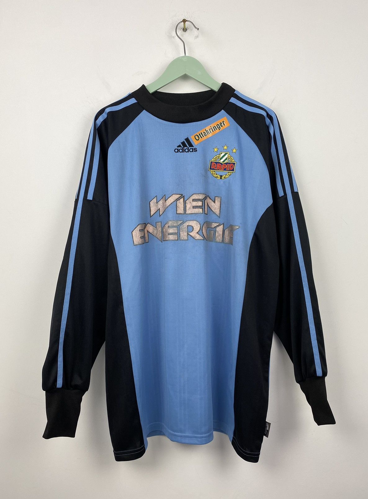 Adidas Vintage SC Rapid Wien 2003 Goalkeeper Jersey PSG Milan Basel Size US L / EU 52-54 / 3 - 1 Thumbnail