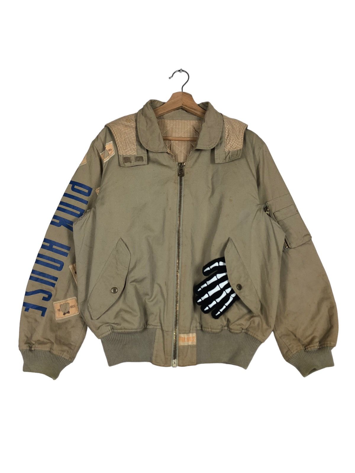 Japanese Brand 🔥90’s Riot Bomber Jacket Pink House Hysteric Glamour Japan Size US M / EU 48-50 / 2 - 2 Thumbnail