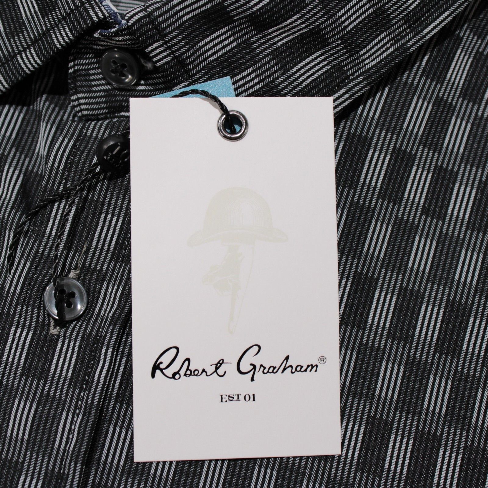 Robert Graham Robert Graham New with tags Shirt Size XL US In Black Size US XL / EU 56 / 4 - 2 Thumbnail