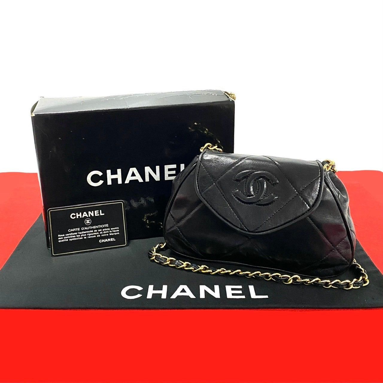 Chanel Chanel Shoulder Bag Black Leather Size ONE SIZE - 1 Thumbnail