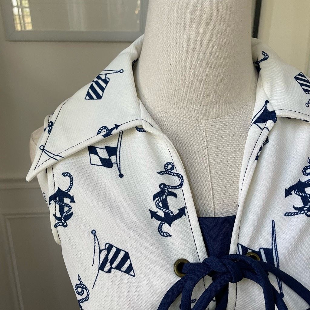 Vintage Vintage 70s Jerell of Texas Nautical A-line Dress XS Size XS / US 0-2 / IT 36-38 - 5 Thumbnail