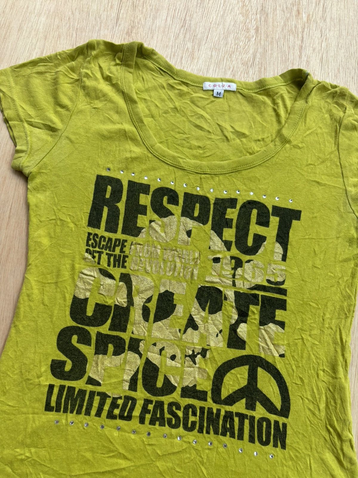 Hysteric Glamour × If Six Was Nine × Japanese Brand Y2k Colza Poem Punk Style Women's Tshirt Size M / US 6-8 / IT 42-44 - 3 Thumbnail