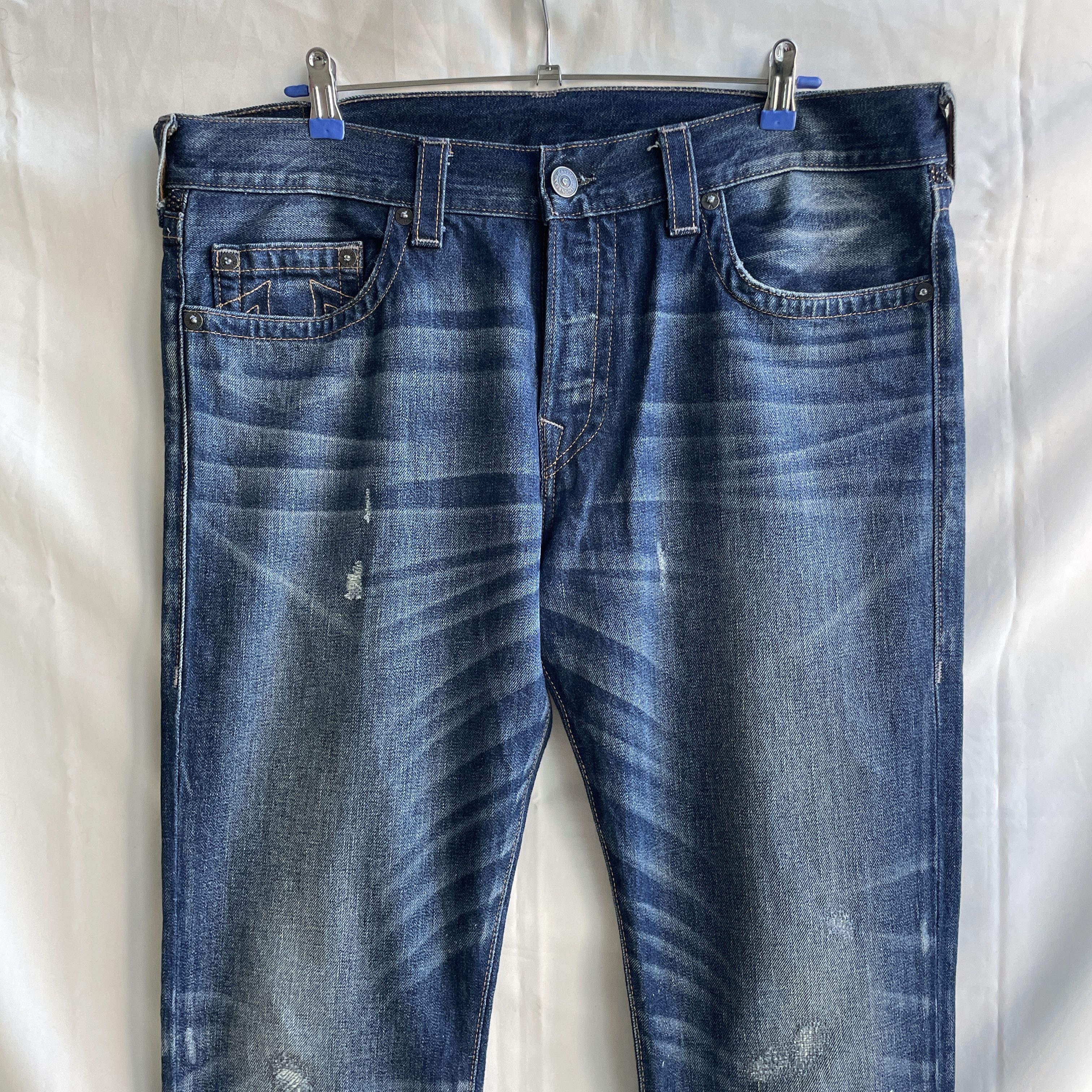 True Religion True Religion Made in USA Rocco Relaxed Skinny Denim Size 36 Size US 36 / EU 52 - 3 Thumbnail