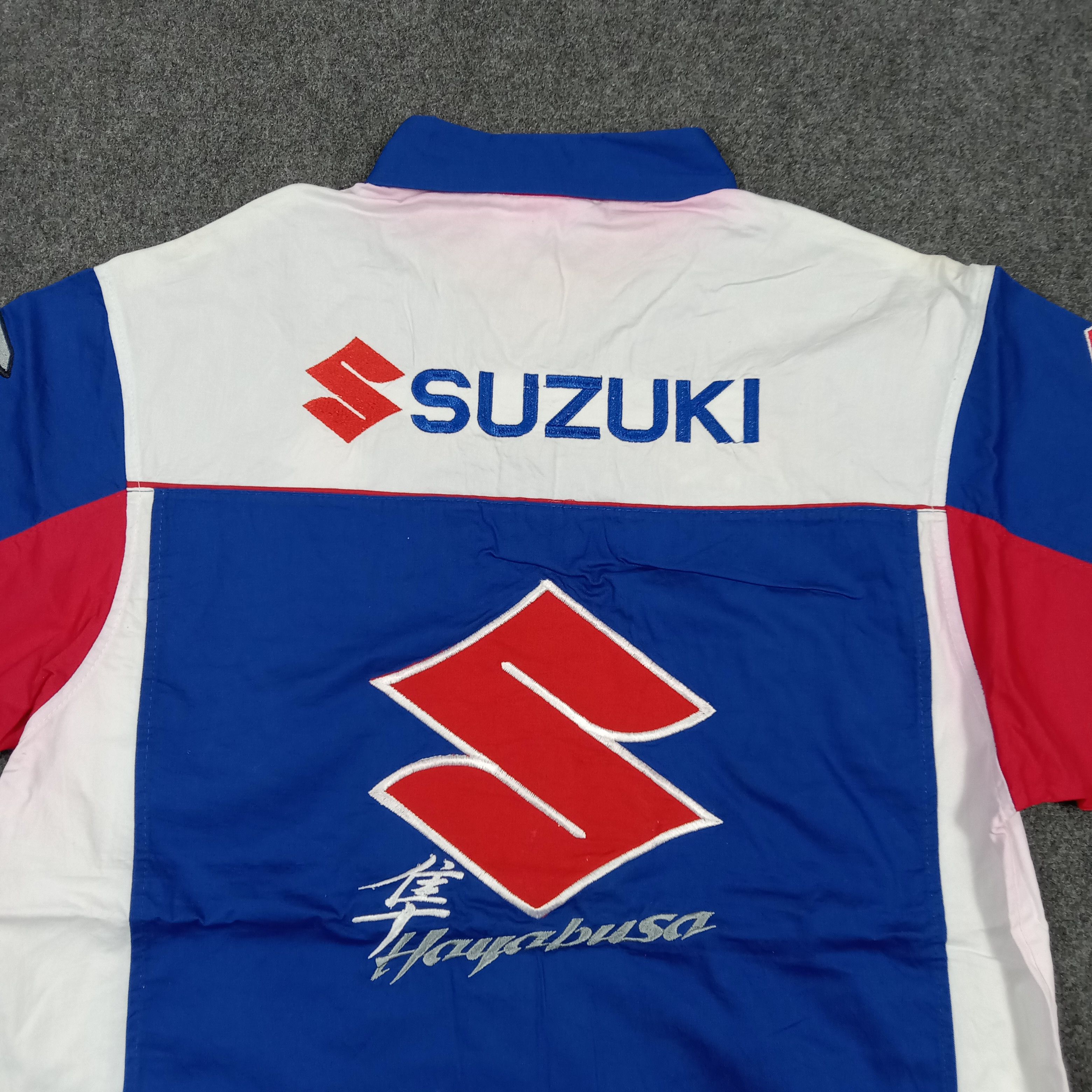 Japanese Brand Suzuki Hayabusa Racing Superbike Work Shirt C294N67 Size US S / EU 44-46 / 1 - 2 Thumbnail