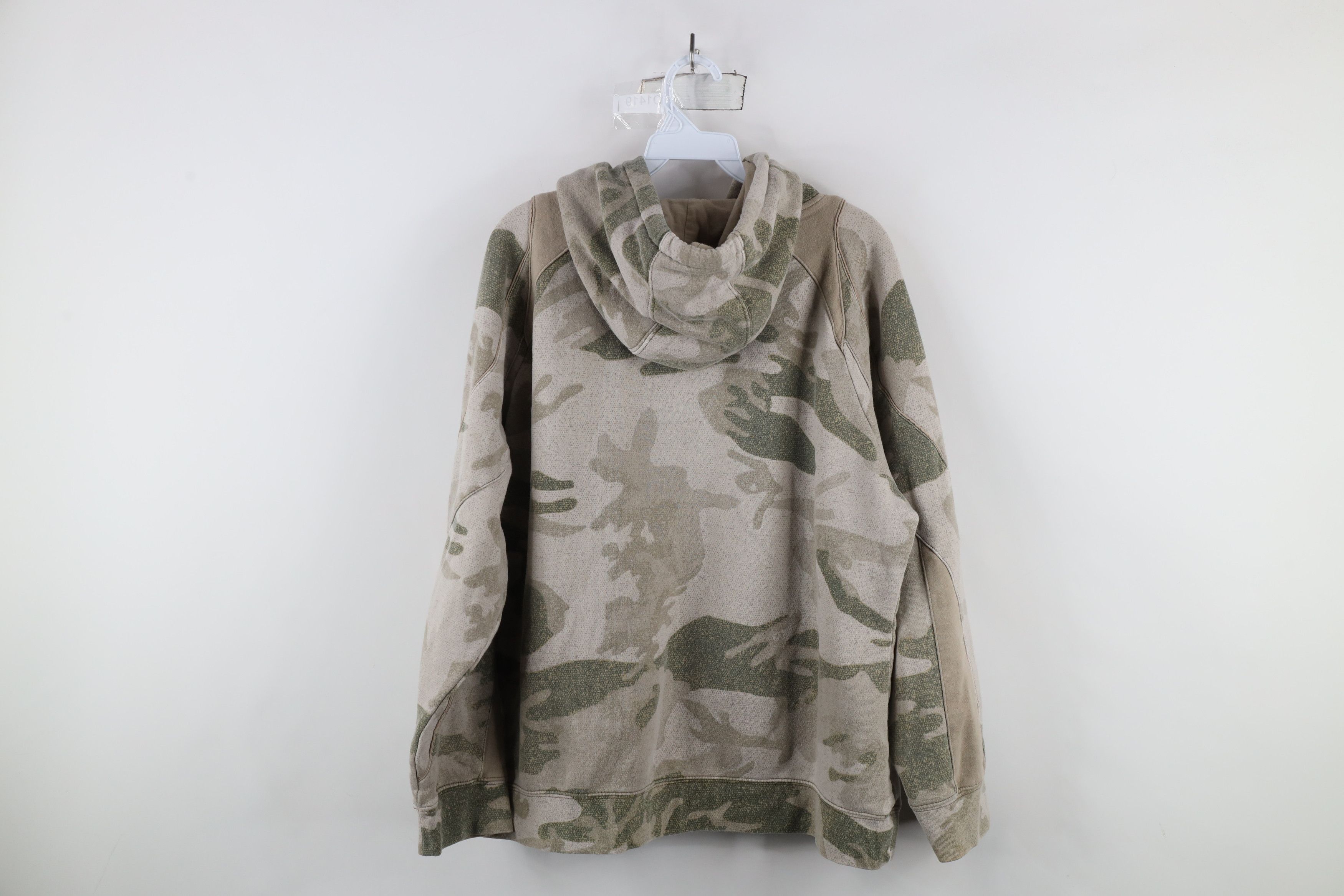 Cabelas × Vintage Vintage Y2K Cabelas Spell Out Camouflage Hoodie Sweatshirt Size XL / US 12-14 / IT 48-50 - 12 Thumbnail