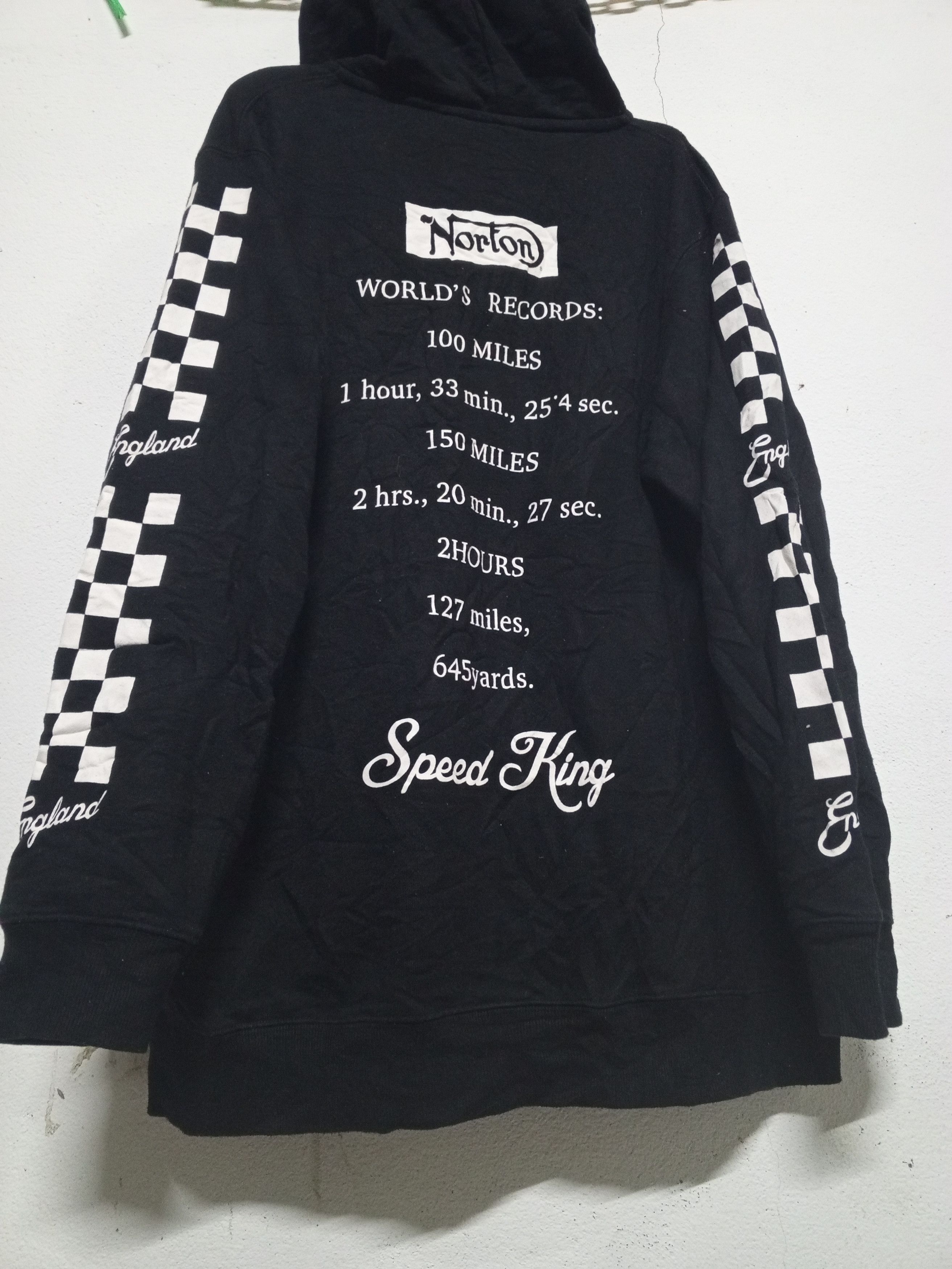 Norton NORTON ENGLAND HALPZIP HODDIE BLACK Size US XL / EU 56 / 4 - 8 Thumbnail