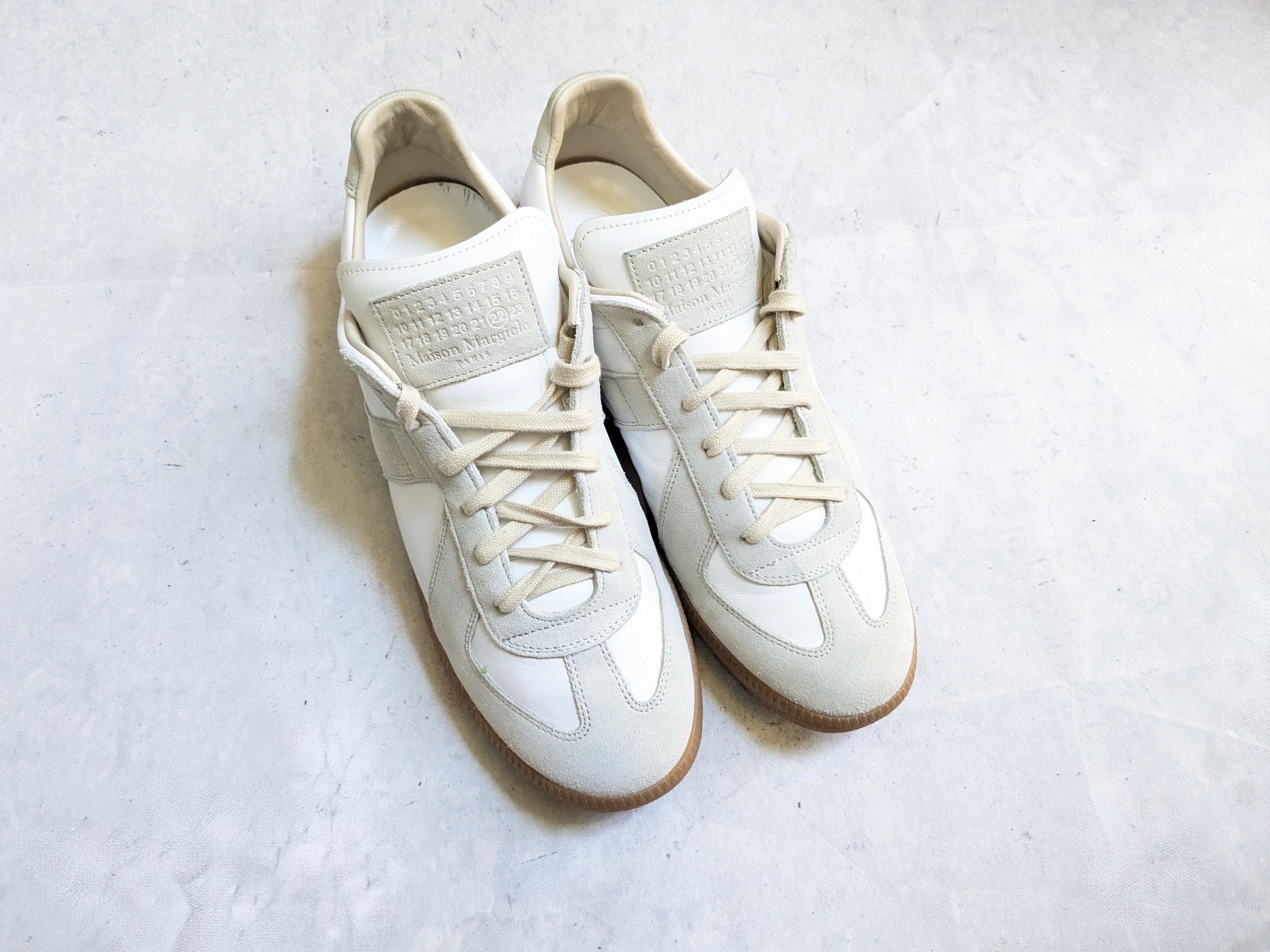 Maison Margiela Maison Margiela Replica GAT White Gray 10 43 Low Tops Gum Size US 10 / EU 43 - 5 Thumbnail