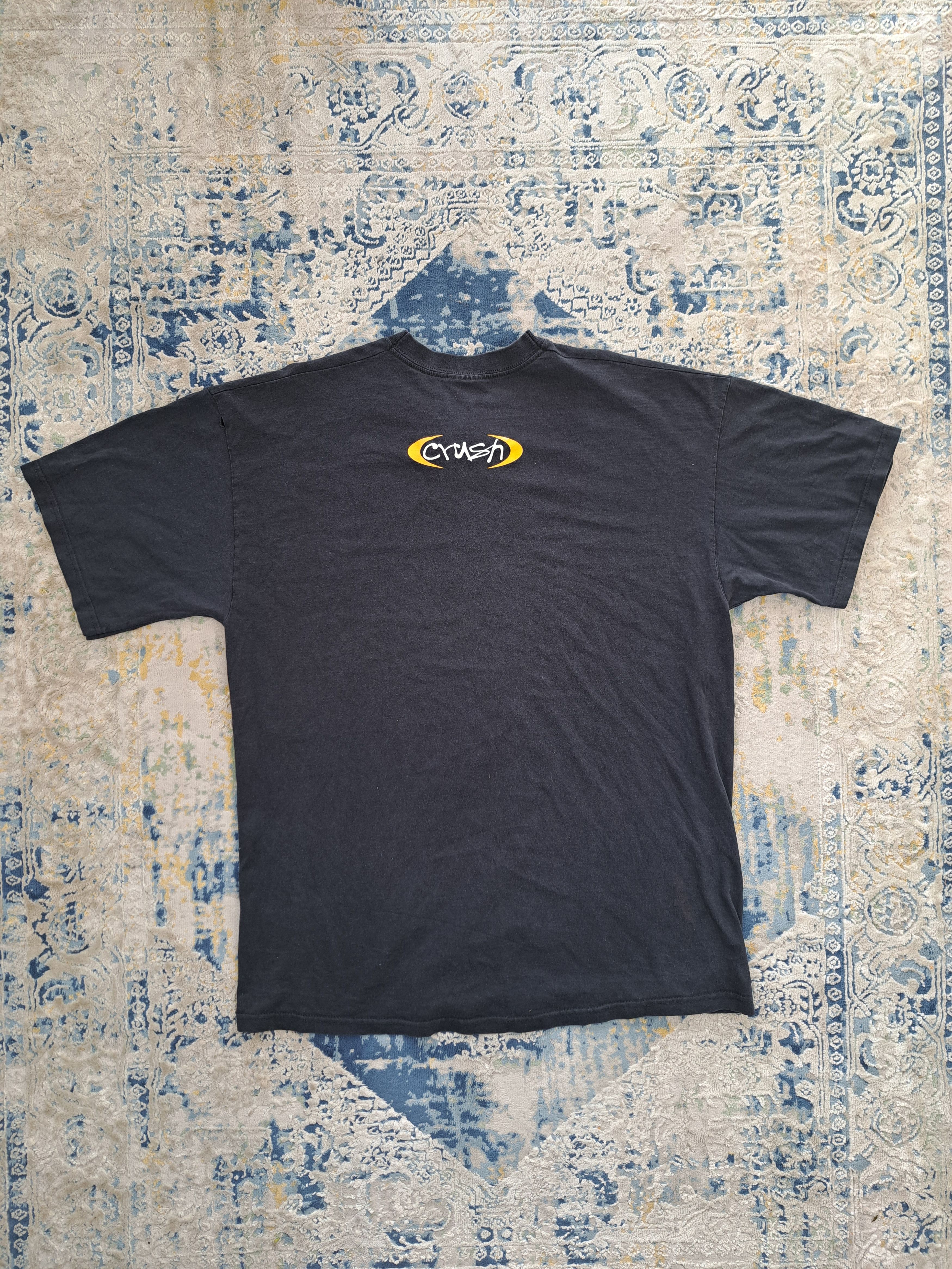 Vintage Vintage 00s Curse Crush Baggy Washed Tee Size US L / EU 52-54 / 3 - 3 Thumbnail