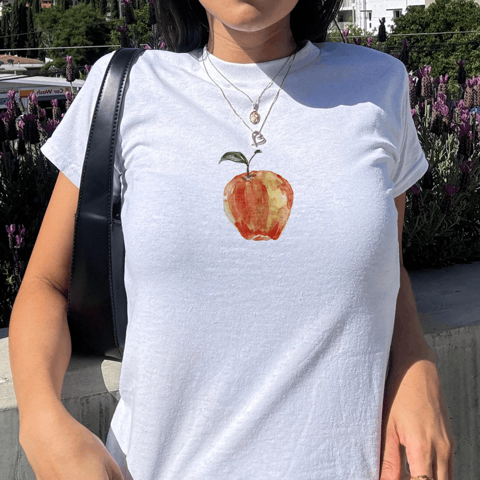Other Apple Baby Tee – Cute Minimalist Crop Top Size M / US 6-8 / IT 42-44 - 2 Thumbnail