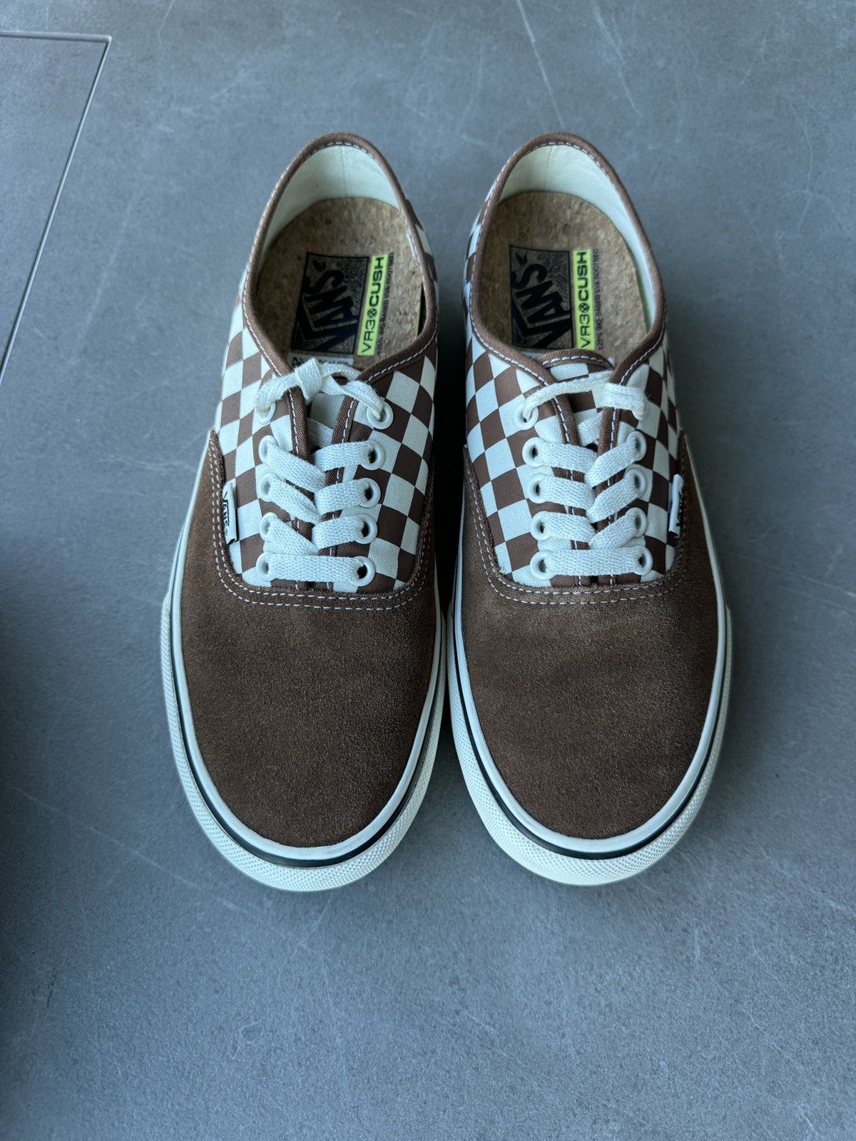 Vans Vans Authentic VR3 SF Brown Suede Checkboard Sneakers Rare Size US 8.5 / EU 41-42 - 2 Thumbnail