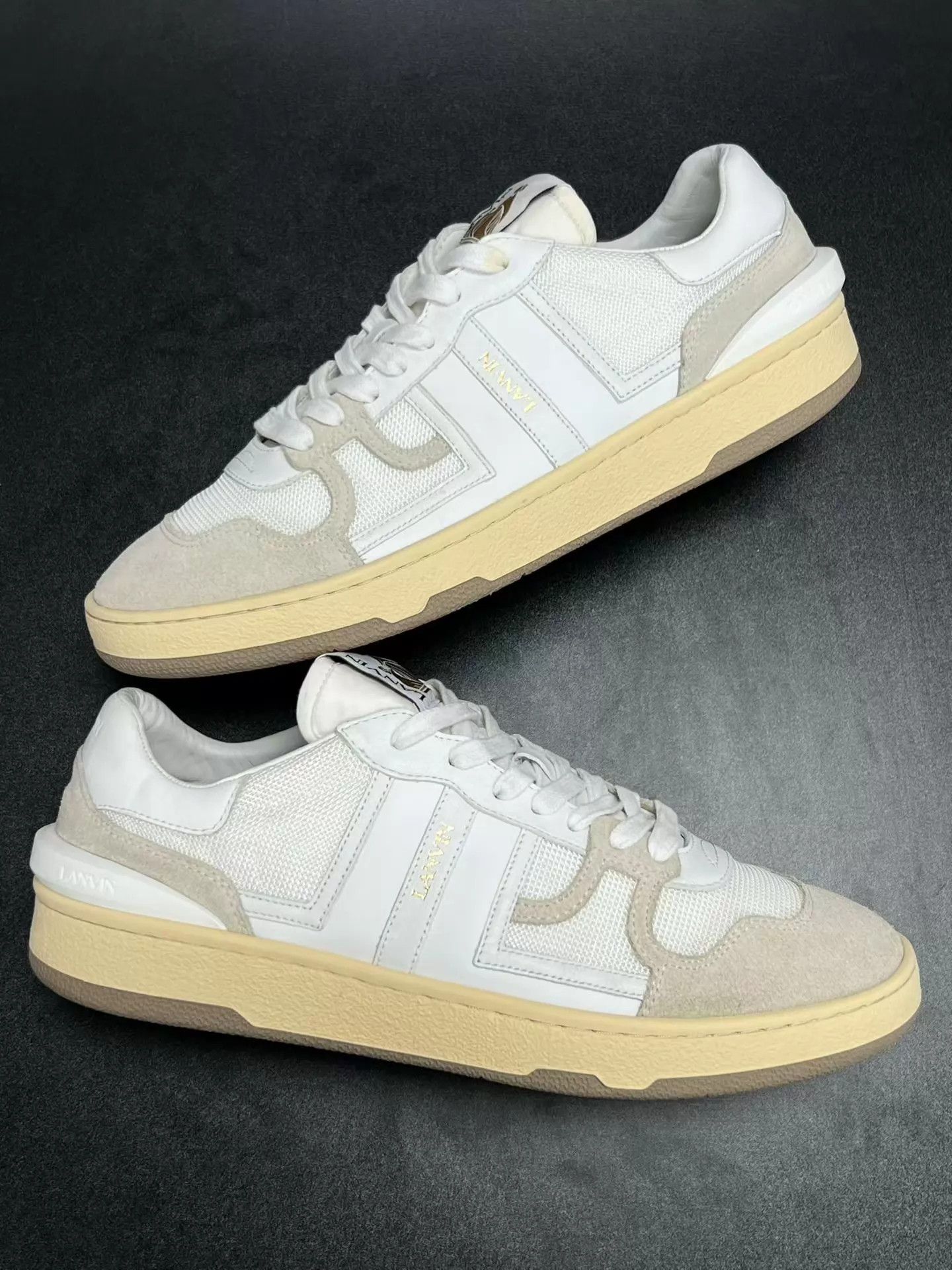 Lanvin Lanvin Clay Low Top Sneaker White Size 44 Like New Size US 11 / EU 44 - 5 Thumbnail
