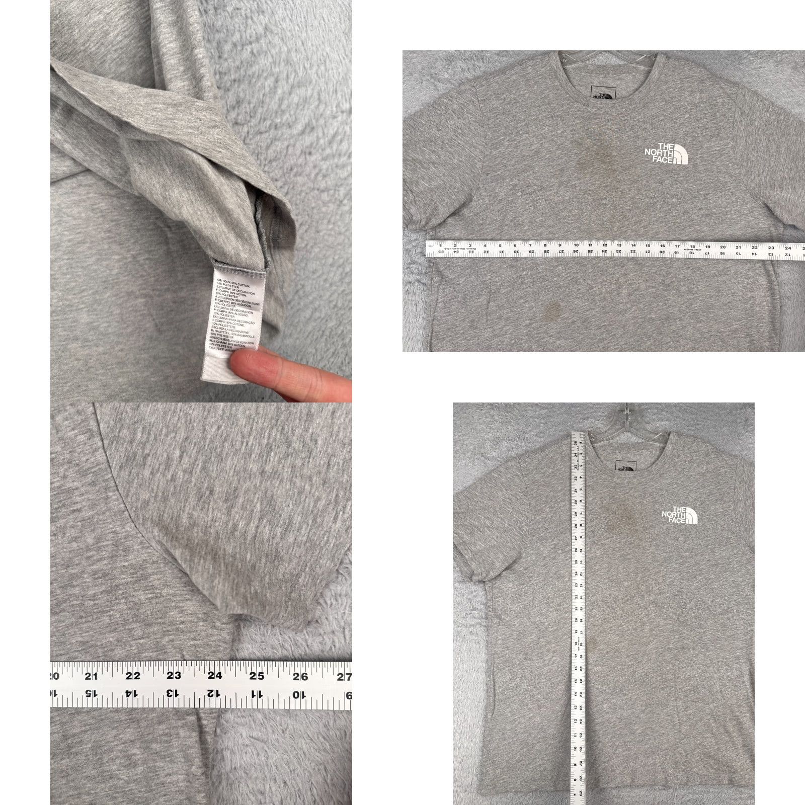 The North Face The North Face Shirt Men Extra Large Gray Crew Cotton Blend Fine Alpine READ Size US XL / EU 56 / 4 - 8 Thumbnail