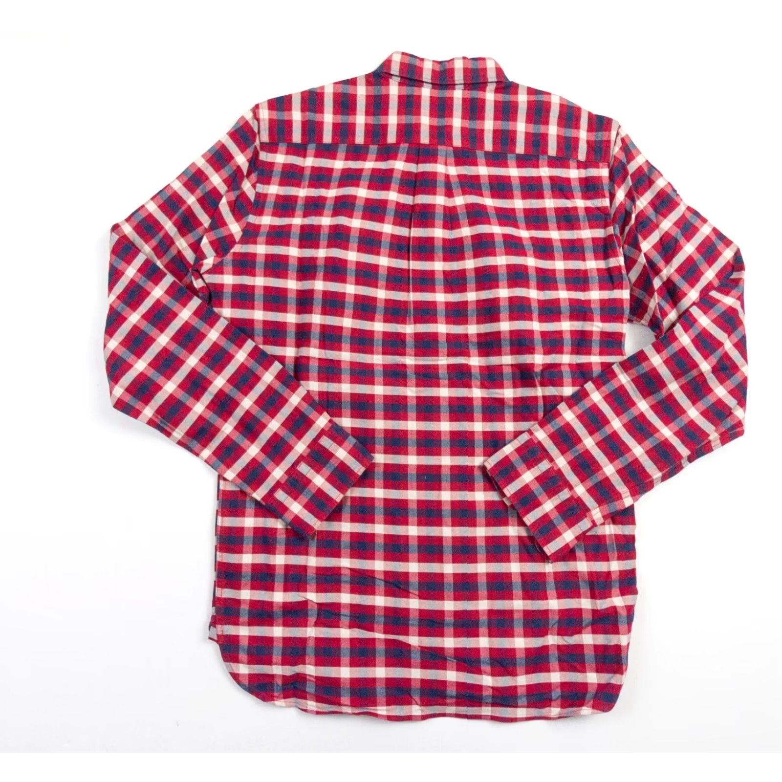 Levi's Levi's Men's Medium Red Plaid Long Sleeve Button-Up Oxford Shirt Outdoor Casual Size US M / EU 48-50 / 2 - 5 Thumbnail