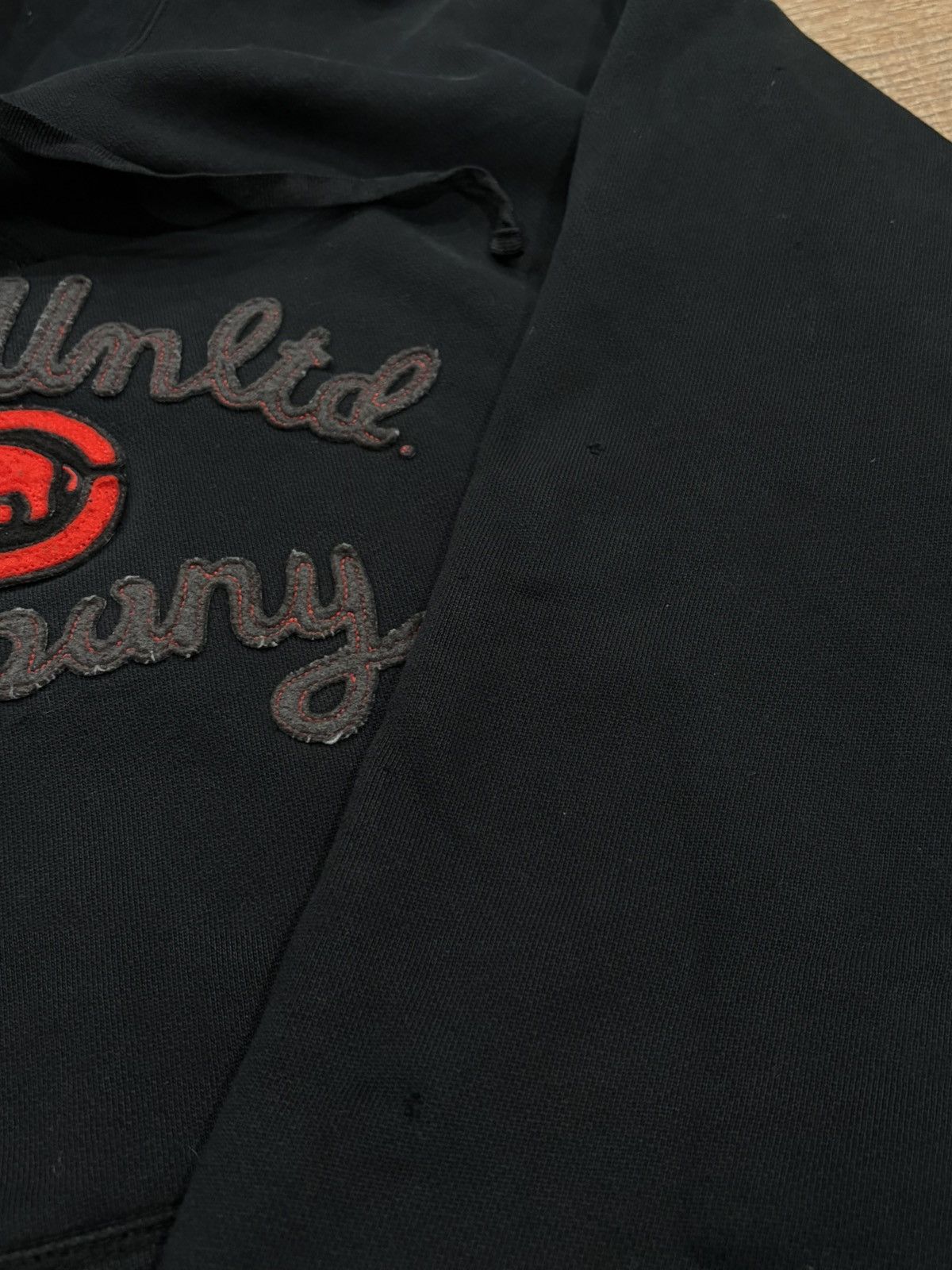 Ecko Unltd. Vintage Y2k Ecko Unltd. Logo Stitched Hoodie Black Red XXL Size US XXL / EU 58 / 5 - 7 Thumbnail