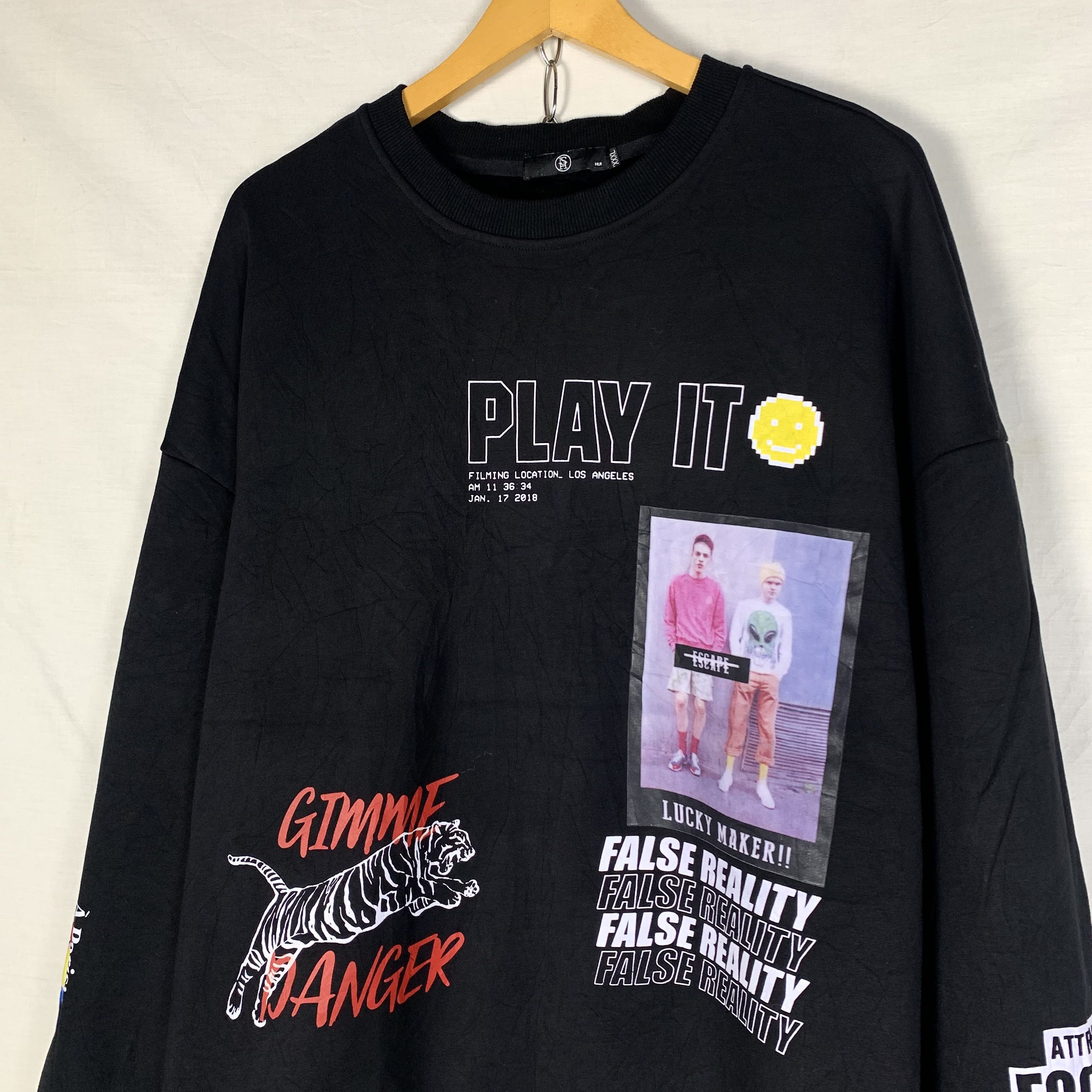 Japanese Brand Japanese Brand Art Graphic Sweatshirt Crewneck Size US L / EU 52-54 / 3 - 5 Thumbnail