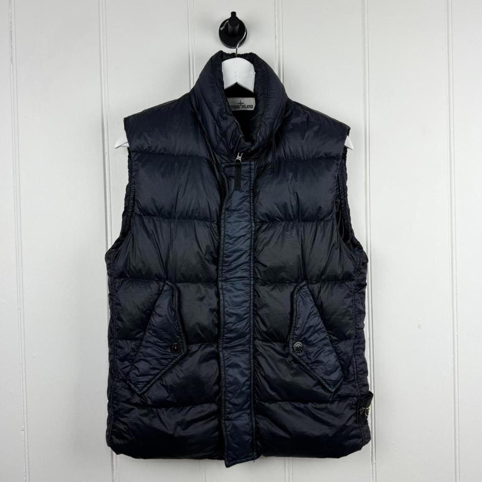 Stone Island Stone Island Garment Dyed Down 26GR-X SQM-N Gilet Size US M / EU 48-50 / 2 - 1 Thumbnail