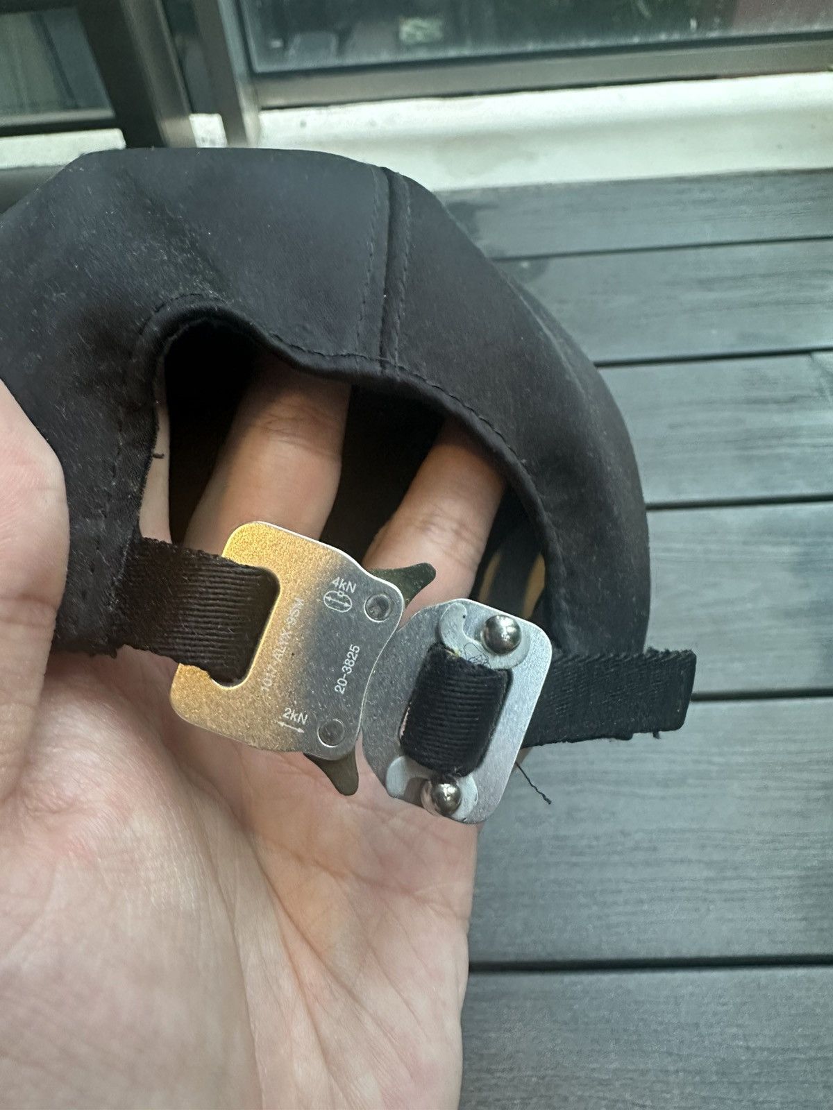 1017 ALYX 9SM Alyx Satin Logo Buckle Cap Hat Size ONE SIZE - 3 Thumbnail