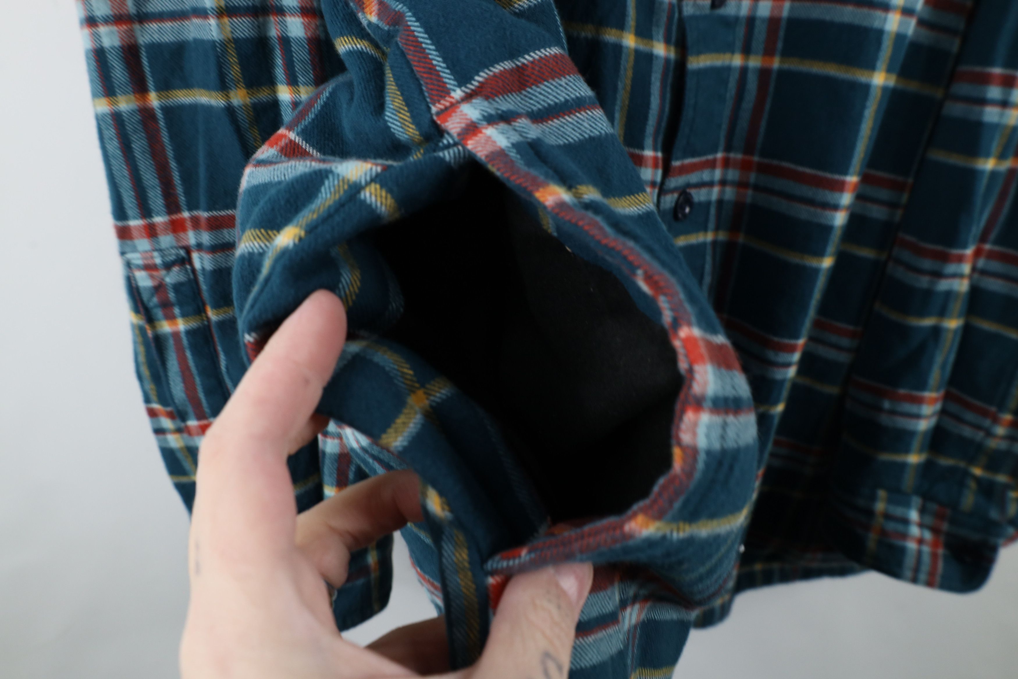 L.L. Bean × Vintage Vintage LL Bean Lined Flannel Button Shirt Jacket Shacket Size US XXL / EU 58 / 5 - 6 Thumbnail
