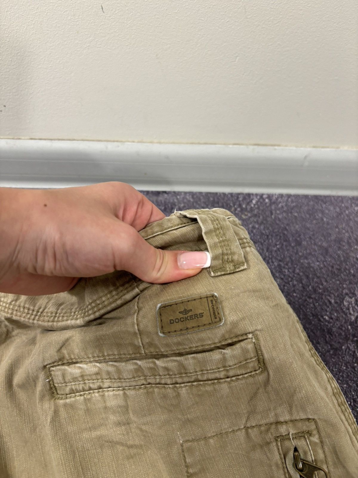 Dockers Vintage Dockers Y2K Utility Military Style Hype Cargo Shorts Size US 36 / EU 52 - 15 Thumbnail