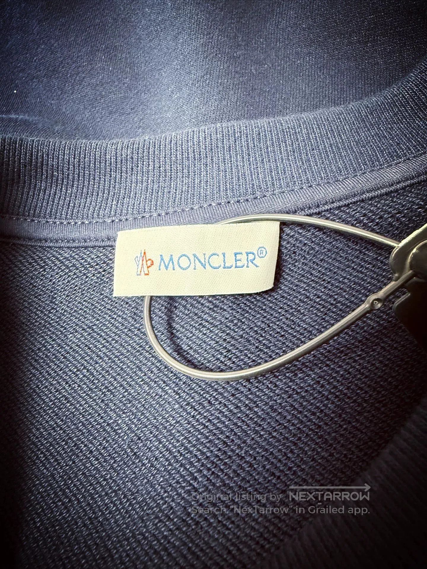 Moncler Moncler Navy Blue Sweatshirt. Size US XL / EU 56 / 4 - 5 Thumbnail
