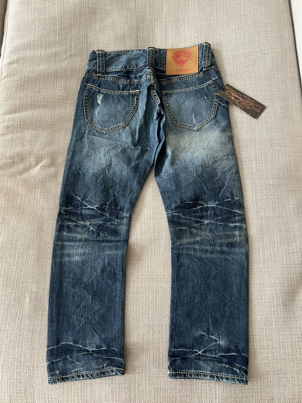 Ed Hardy Vintage Ed Hardy Tiger Denim Jeans Y2K by Christian Audigier Size US 32 / EU 48 - 15 Thumbnail