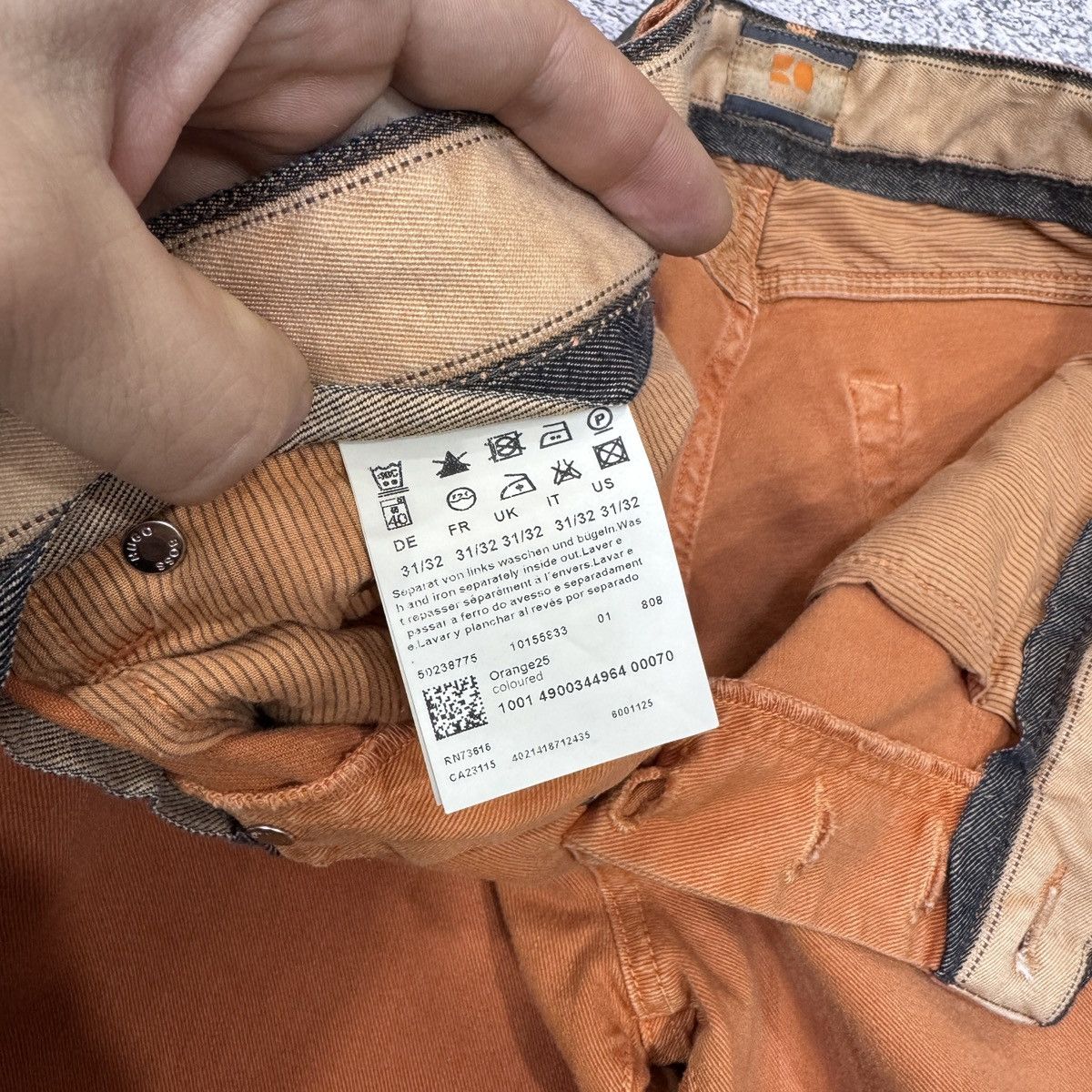 Hugo Boss Hugo Boss Orange Mens 31/32 size Size US 31 - 6 Thumbnail
