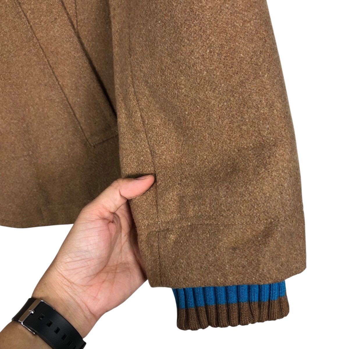 Issey Miyake 📌Vintage Wool Jacket Cropped Frapbois Issey Miyake Size US M / EU 48-50 / 2 - 16 Thumbnail