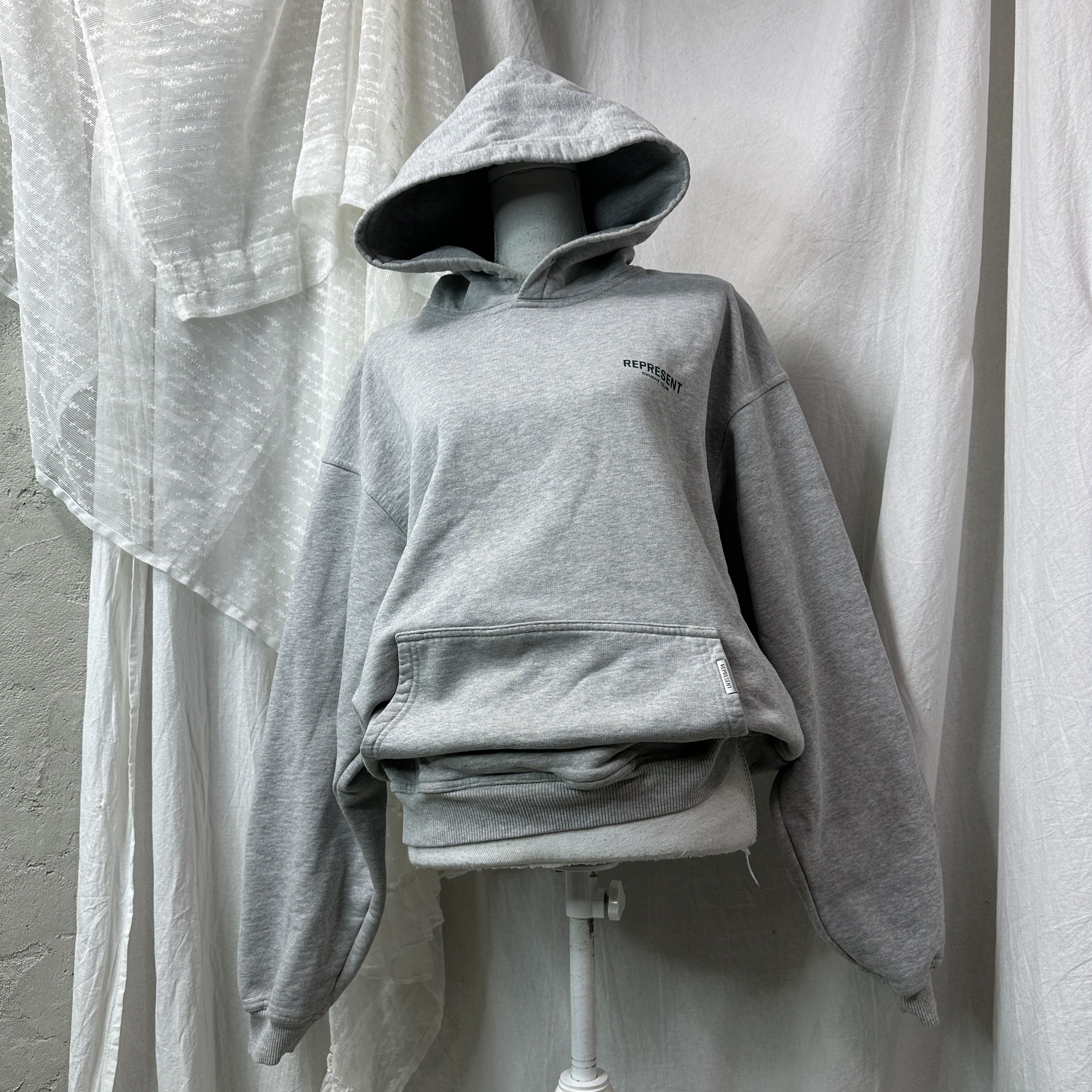 Represent Clo. Vintage Streetwear Sporty Skater Heavy Cotton Hoodie Y2K Size US L / EU 52-54 / 3 - 2 Thumbnail
