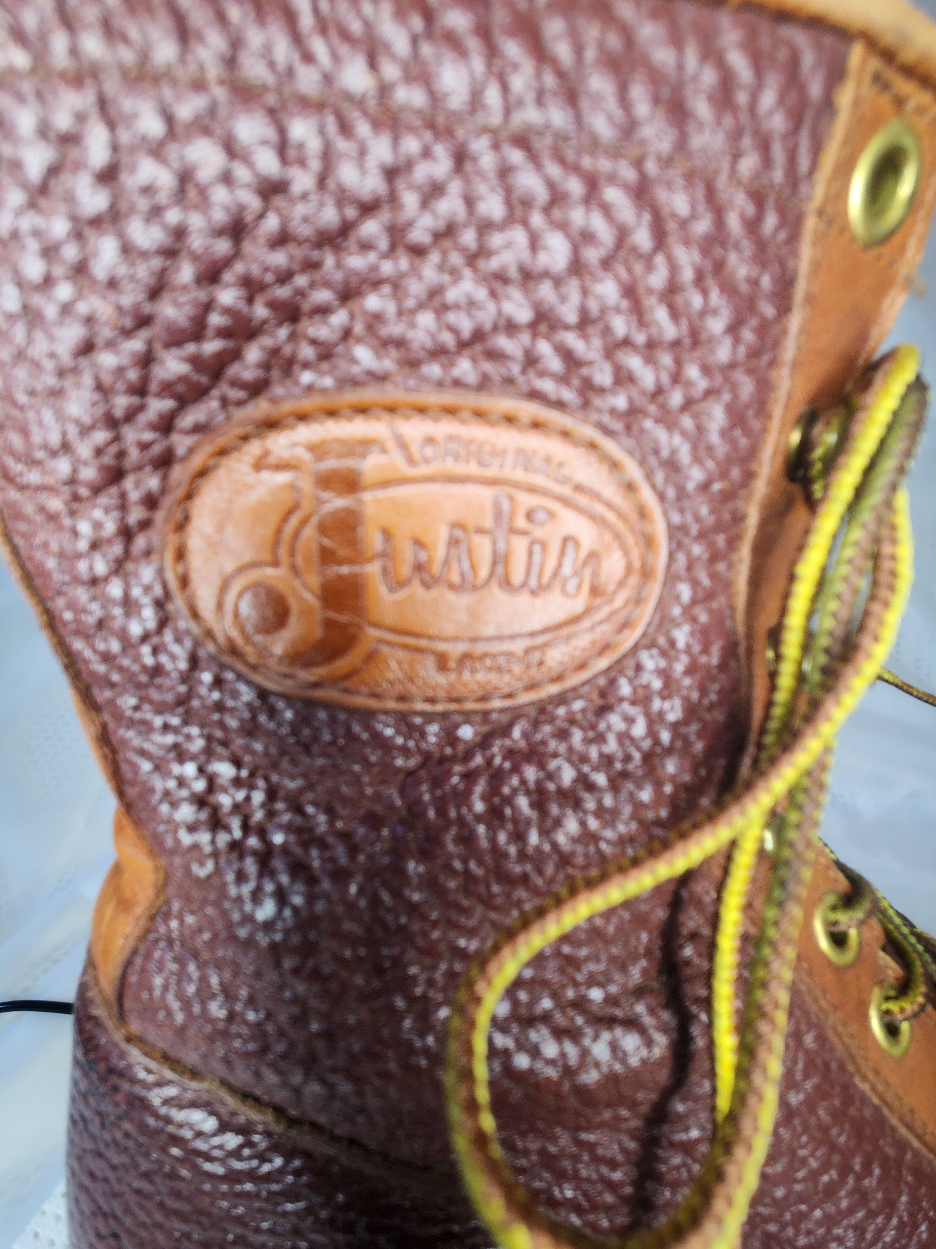 Justin Boots RARE LC539 PACKER LACES GRANNY Size US 8 / IT 38 - 10 Thumbnail