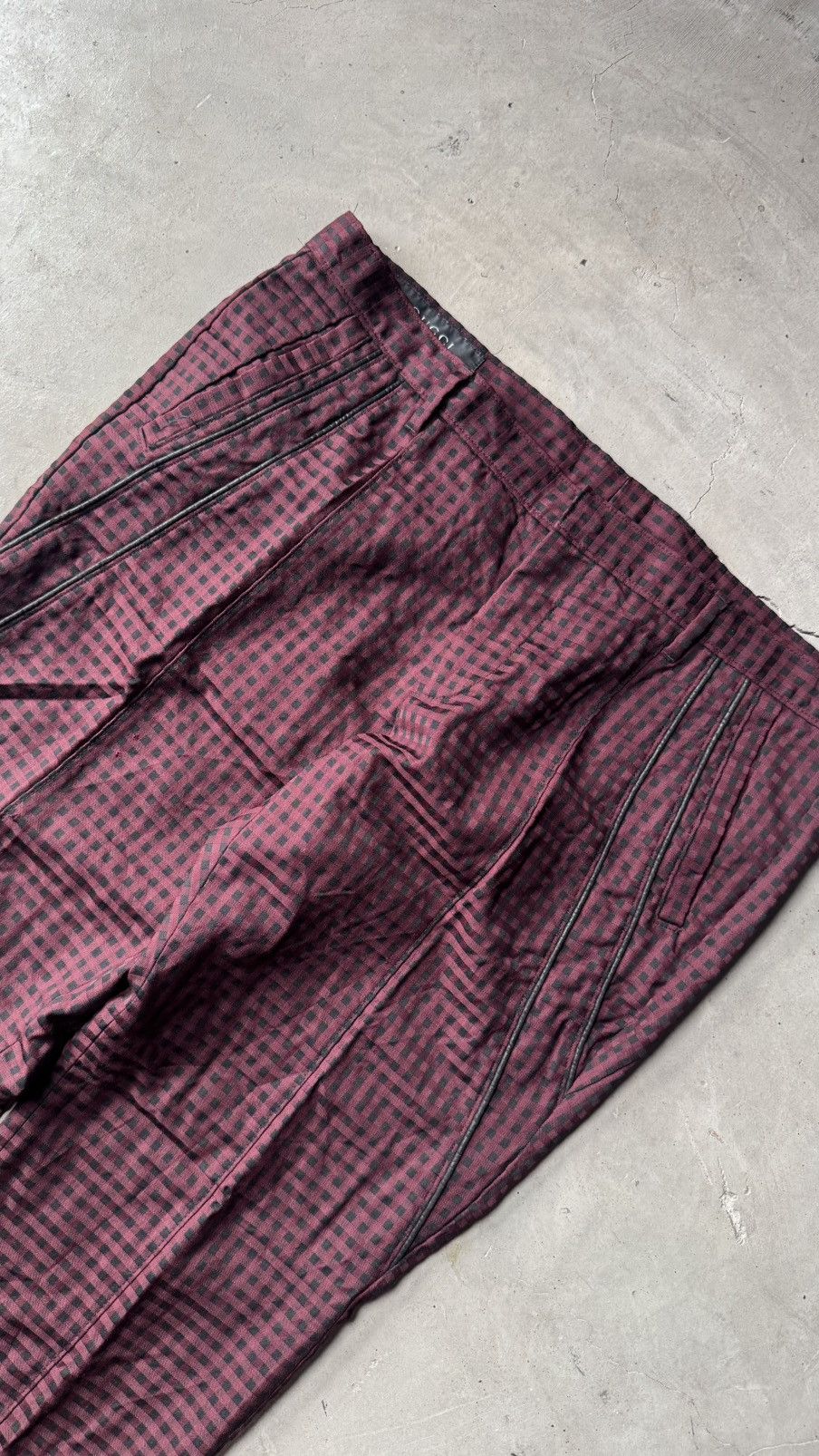 Gucci Gucci Tom ford checkered Pants Size US 37 - 2 Thumbnail