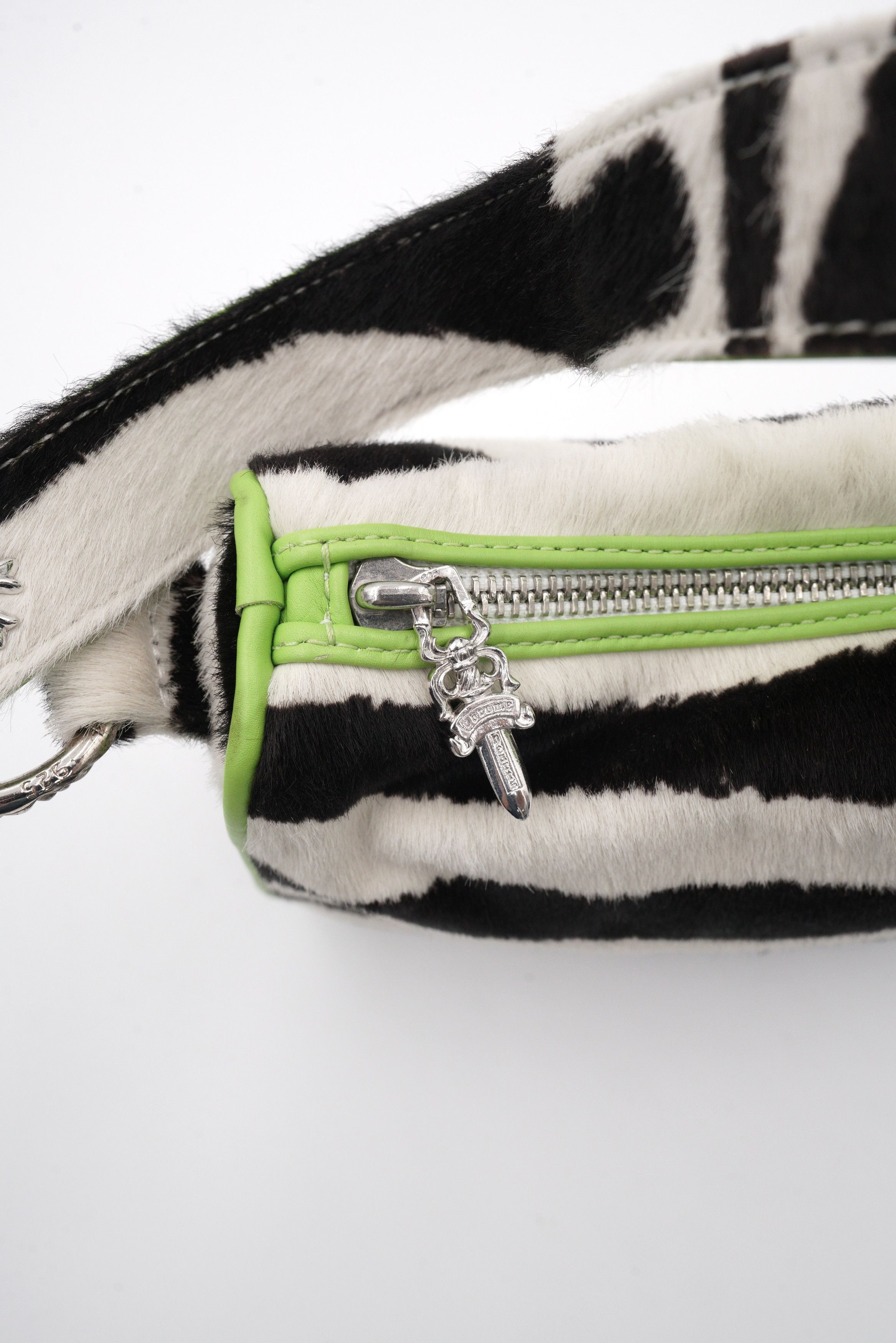 Chrome Hearts Chrome Hearts Pony Hair Zebra Stripe Chicken Nugget Bag Size ONE SIZE - 7 Thumbnail