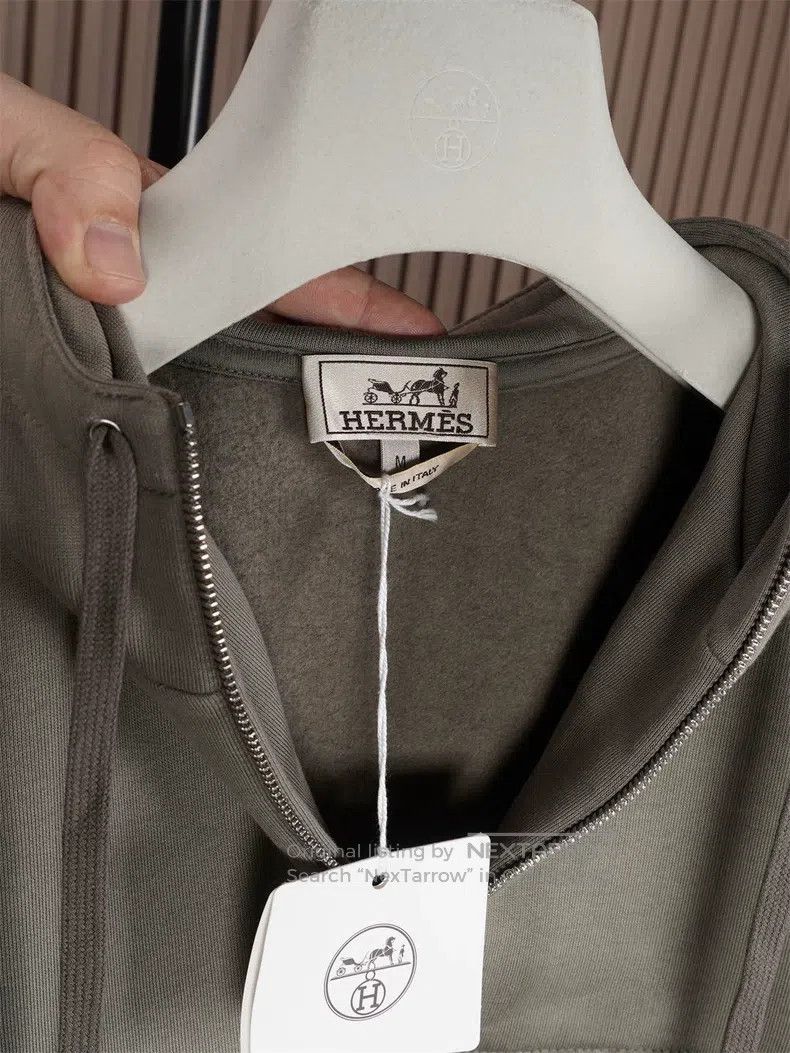 Hermes Hermes Men's Hooded Sweatshirt Jacket Size US M / EU 48-50 / 2 - 7 Thumbnail