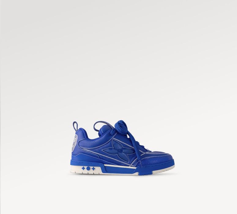 Louis Vuitton Team Derby Sneaker 9.5 10.5 11 Dark Blue Suede