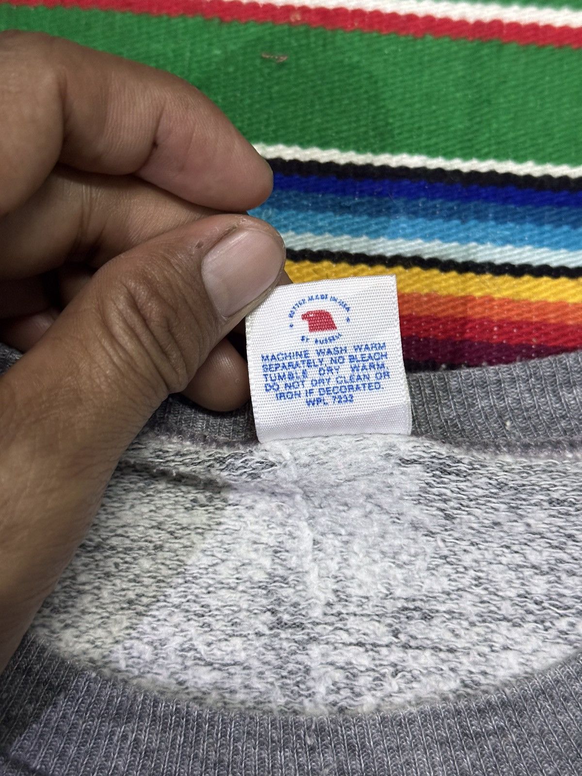 Japanese Brand 💥Vintage Rusell Oklahoma💥 Vintage Triblend Okhlahoma 💥 Size US XL / EU 56 / 4 - 4 Thumbnail
