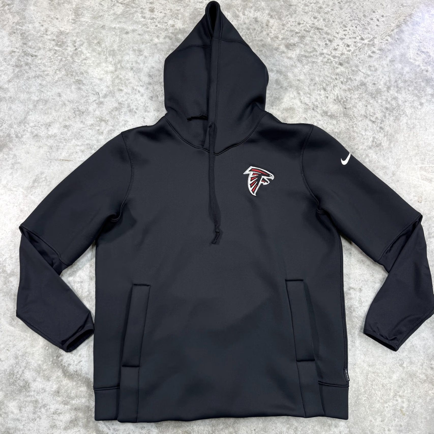 Nike Nike Atlanta Falcons Hoodie Mens L NFL Football Pullover Black Embroidered Logo Sportswear Pullover Fans Mens Size US L / EU 52-54 / 3 - 2 Thumbnail