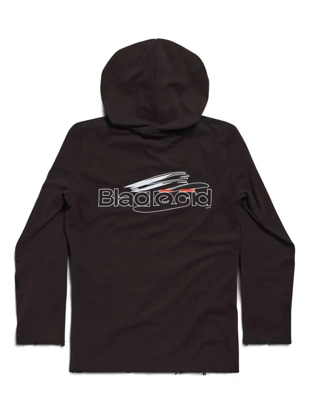 Balenciaga o1w1db10625 Al Generated Long Sleeve Hooded T-Shirt Fitted Size US XS / EU 42 / 0 - 3 Thumbnail