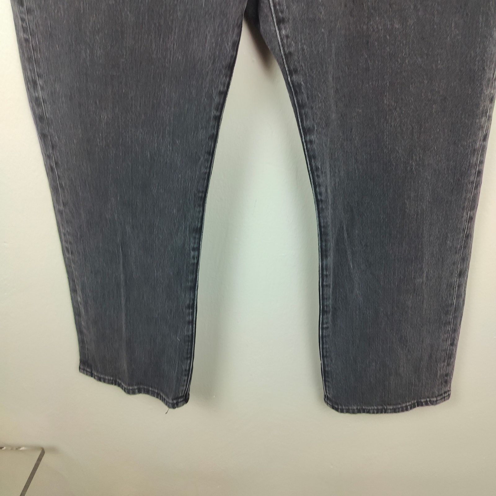 Ann Taylor Ann Taylor The Straight Crop Jeans Womens 10 Black Wash Size 32" / US 10 / IT 46 - 4 Thumbnail