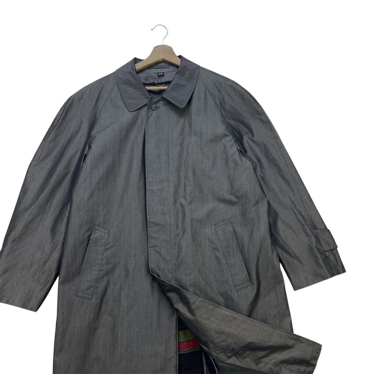 Oscar De La Renta Vintage Oscar De La Renta Shining Silver Long Coat Size US M / EU 48-50 / 2 - 2 Thumbnail